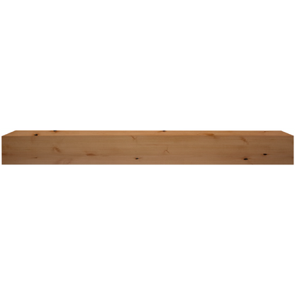 Majestic Design Series Ozark 59" Unfinished Distressed Knotty Alder Transitional Style Wood Mantel Shelf