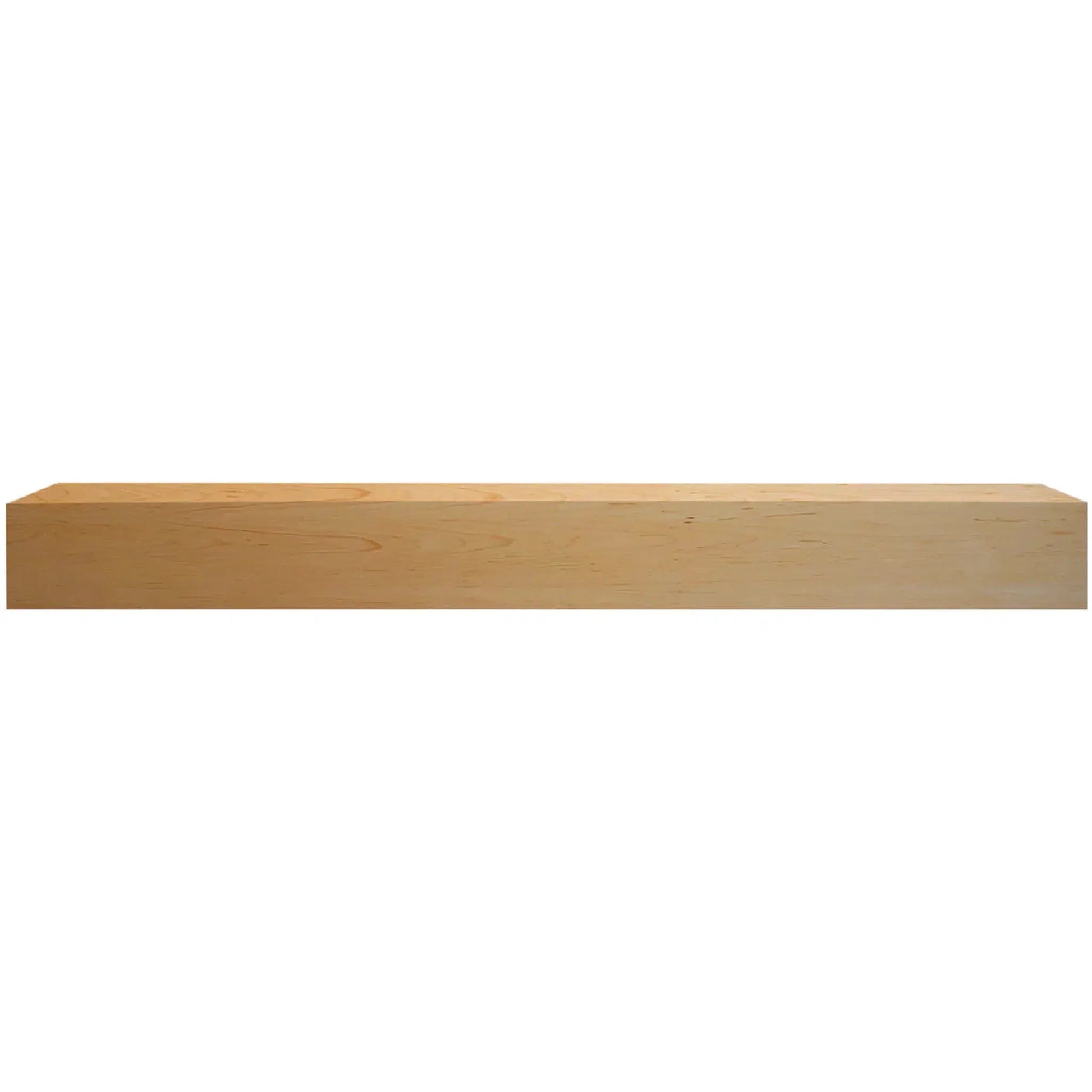 Majestic Design Series Ozark 59" Unfinished Maple Transitional Style Wood Mantel Shelf
