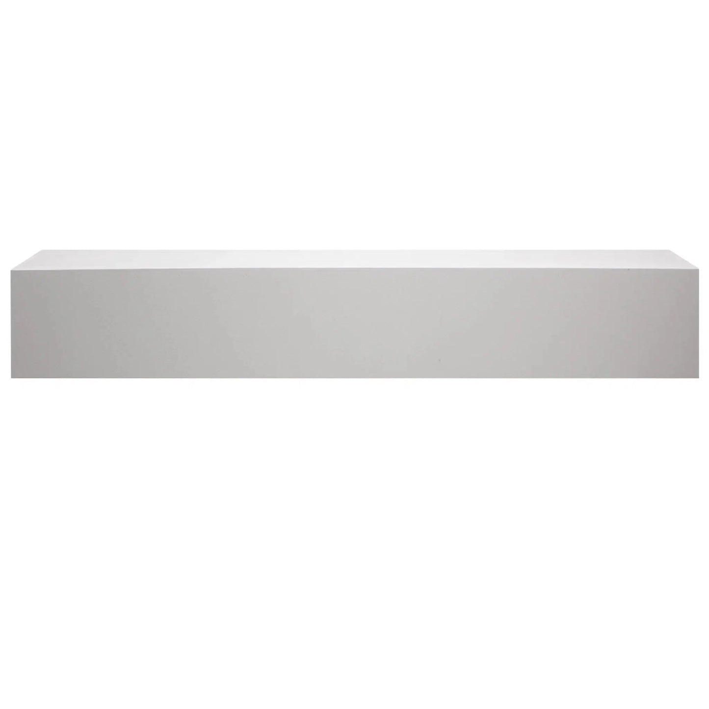 Majestic Design Series Ozark 72" Primed MDF Transitional Style Wood Mantel Shelf With Custom Ebony Stain Color