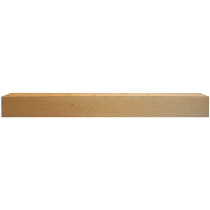 Majestic Design Series Ozark 72" Unfinished Maple Transitional Style Wood Mantel Shelf