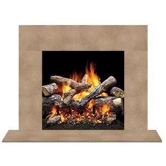 Majestic Design Series Set 1 70" Single-Pack Thala Beige Marble Stone Surround