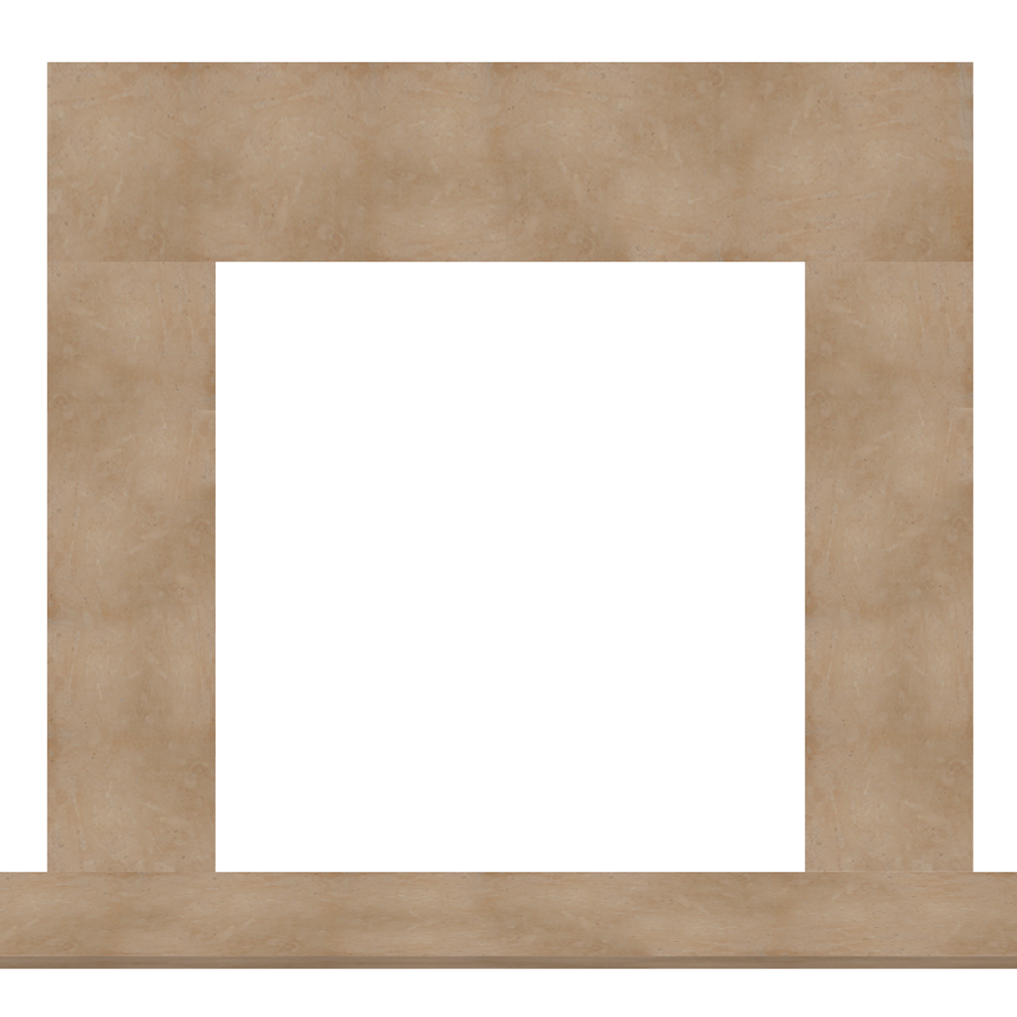 Majestic Design Series Set 1 70" Single-Pack Thala Beige Marble Stone Surround