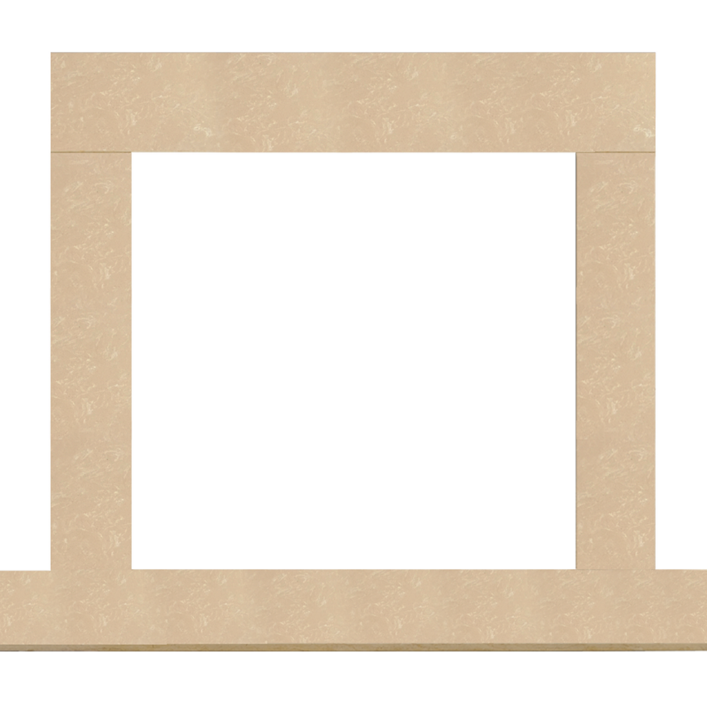 Majestic Design Series Set 2 60" Single-Pack Beige Stone Surround