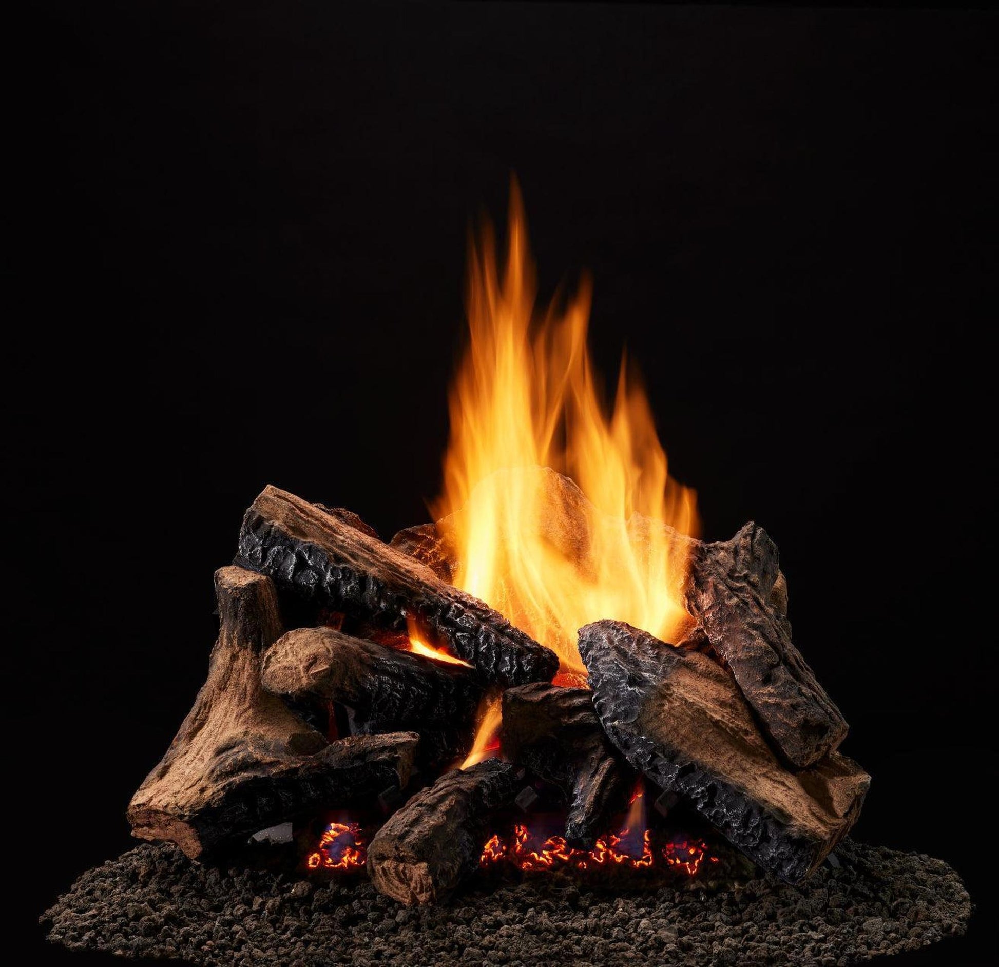 Majestic Duzy 5 30" 8-Piece Fiber Ceramic Vented Gas Log Set