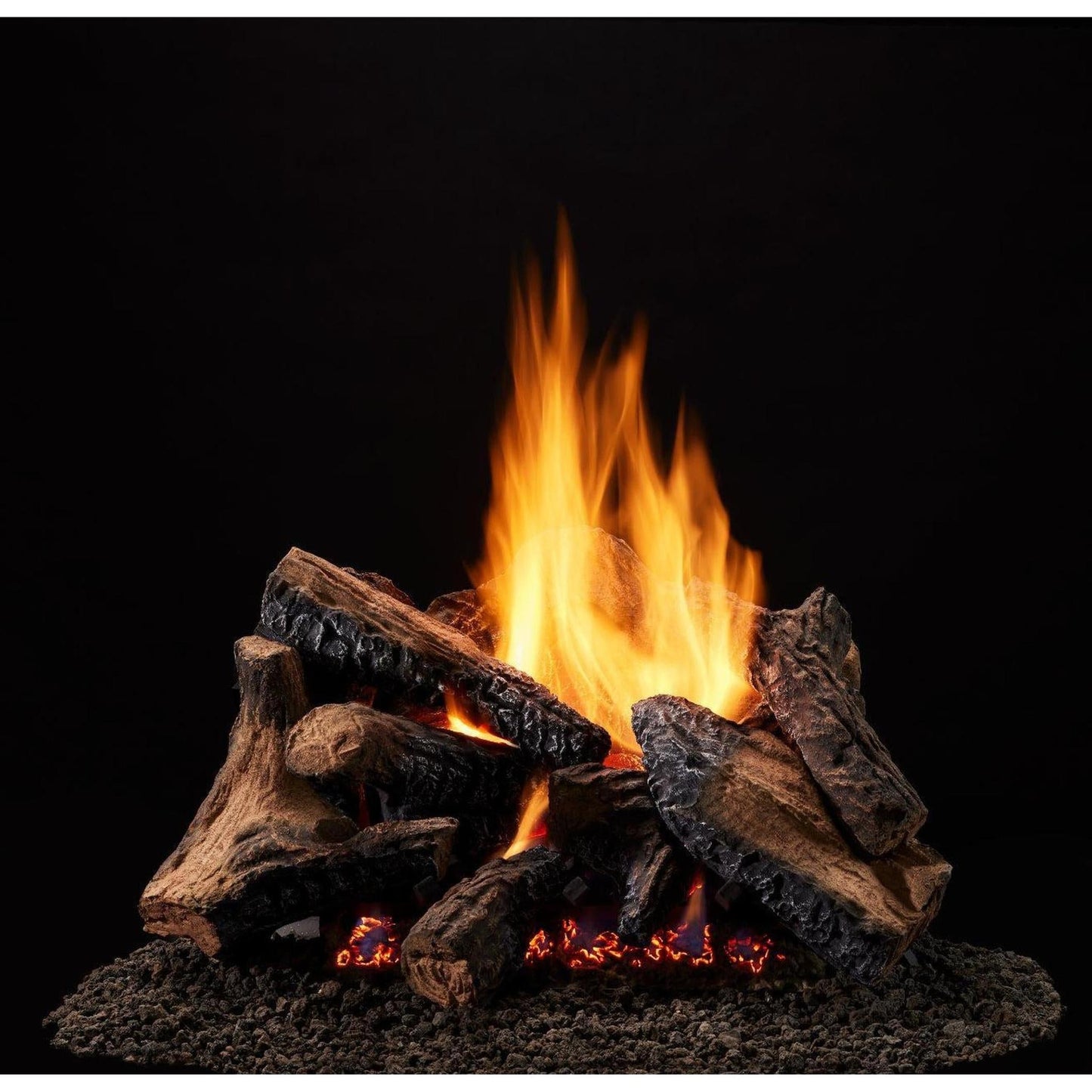Majestic Duzy 5 30" 8-Piece Fiber Ceramic Vented Gas Log Set