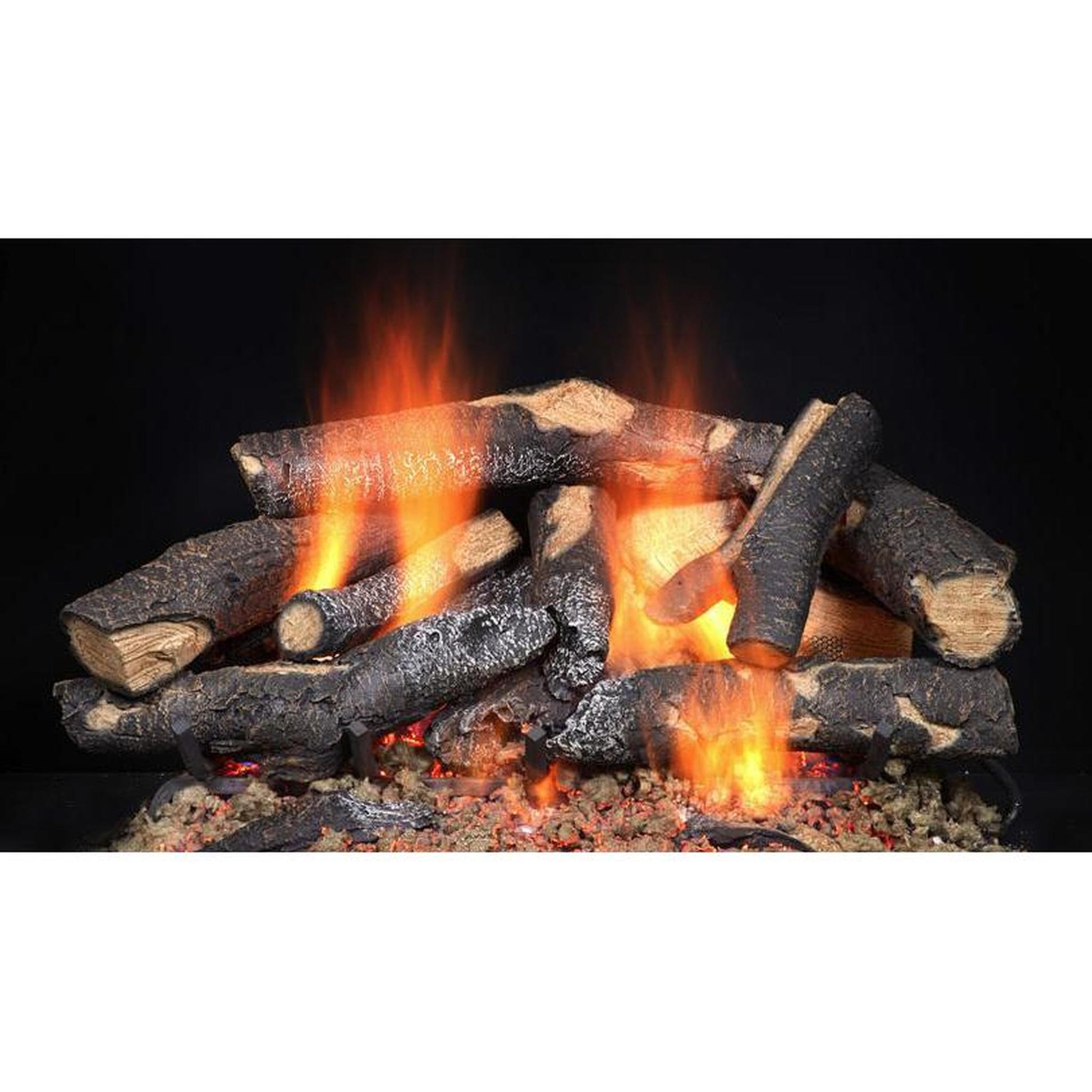 Majestic Fireside Supreme Oak 30" 12-Piece Refractory Cement Vented Gas Log Set