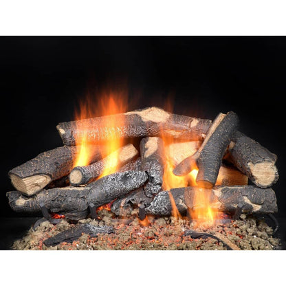 Majestic Fireside Supreme Oak 18" 12-Piece Refractory Cement Vented Gas Log Set