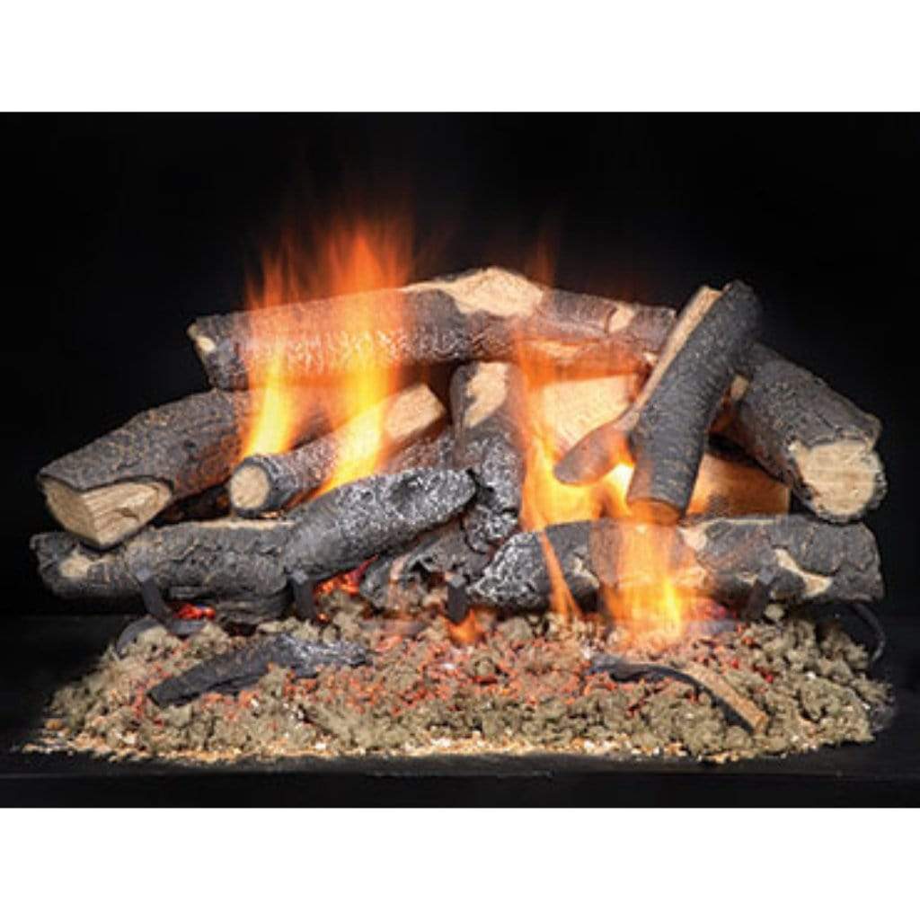 Majestic Fireside Supreme Oak Gas Log Set for See-Through Fireplace