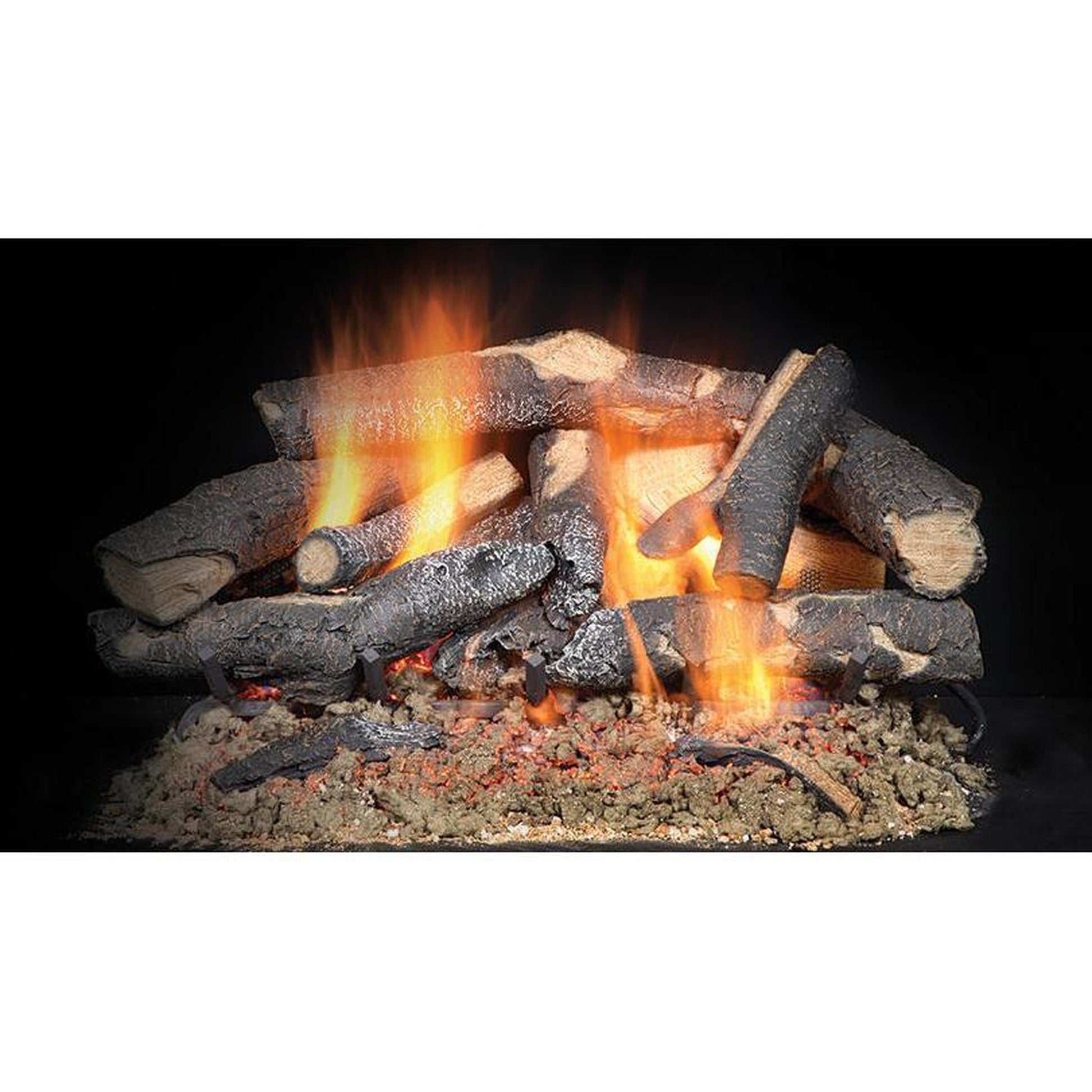 Majestic Fireside Supreme Oak See-Through 24" 19-Piece Vented Gas Log Set