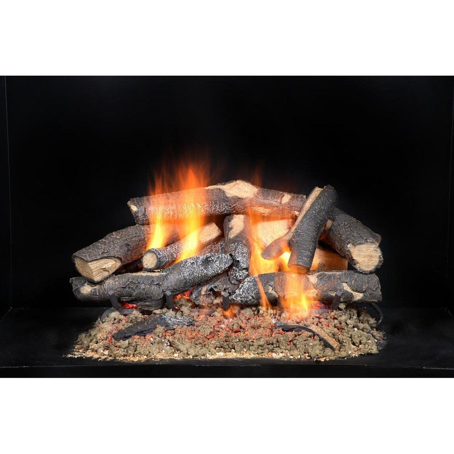 Majestic Fireside Supreme Oak See-Through 18" 19-Piece Vented Gas Log Set