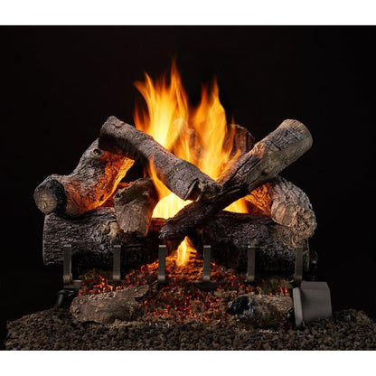 Majestic Grand Oak 30" 12-Piece 2-Tier Vented Gas Log Set