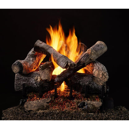 Majestic Grand Oak 30" 12-Piece 2-Tier Vented Gas Log Set