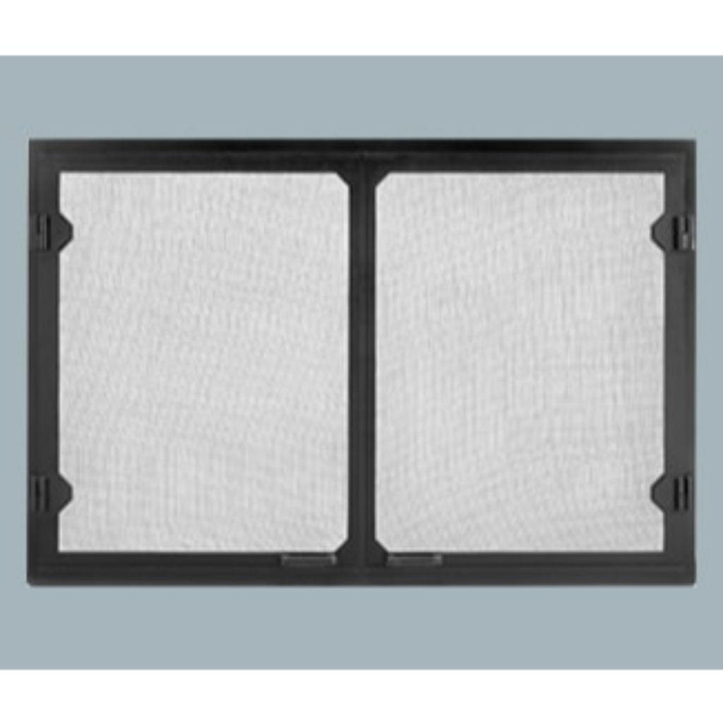 Majestic Grand Vista Cabinet Style Mesh Doors for Sovereign Wood Burning Fireplace