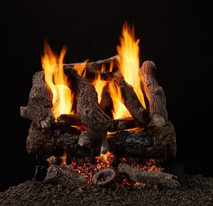 Majestic Heritage Oak 30" 14-Piece 3-Tier Vented Gas Log Set