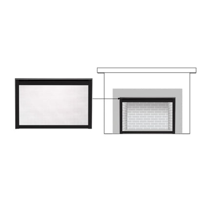 Majestic Inside Fit Screen Front for Jasper, Ruby and Trilliant Gas Fireplace Inserts