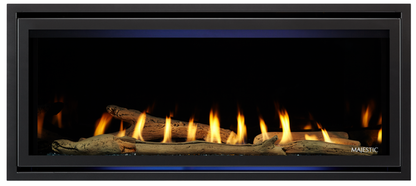 Majestic Jade 42" Linear Contemporary Direct Vent Natural Gas Fireplace With IntelliFire Touch Ignition System