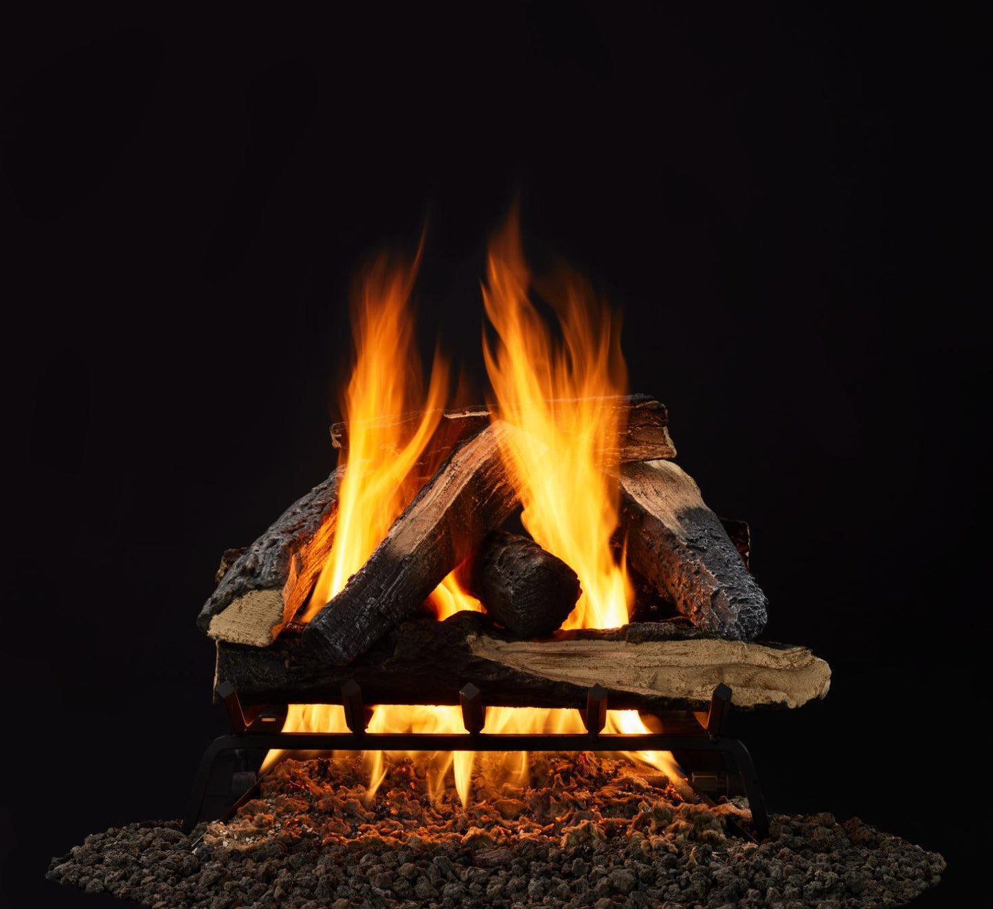 Majestic Kindled Stack 18" 10-Piece Vented Gas Log Set