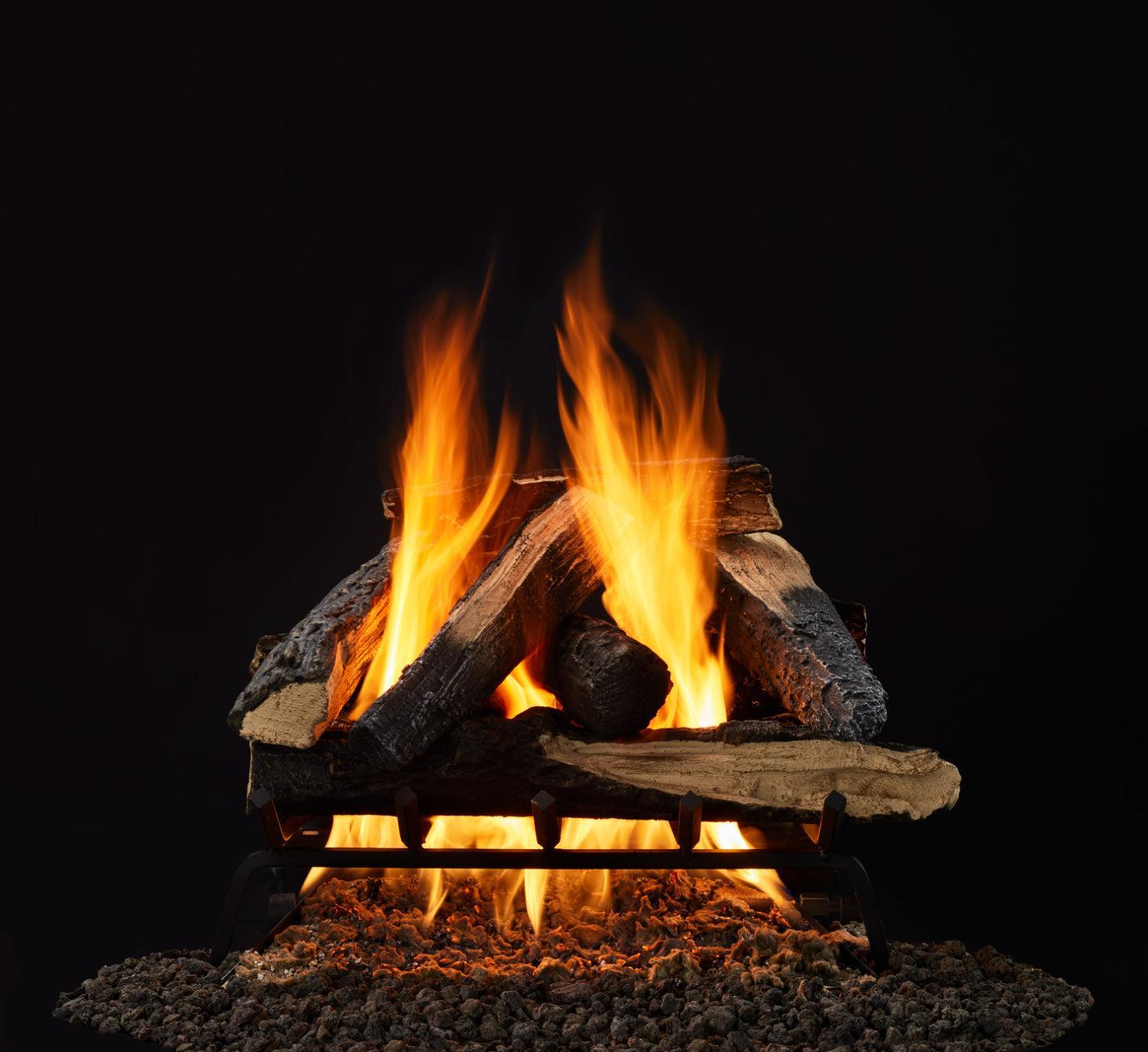 Majestic Kindled Stack 18" 10-Piece Vented Gas Log Set