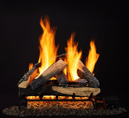 Majestic Kindled Stack 18" 10-Piece Vented Gas Log Set