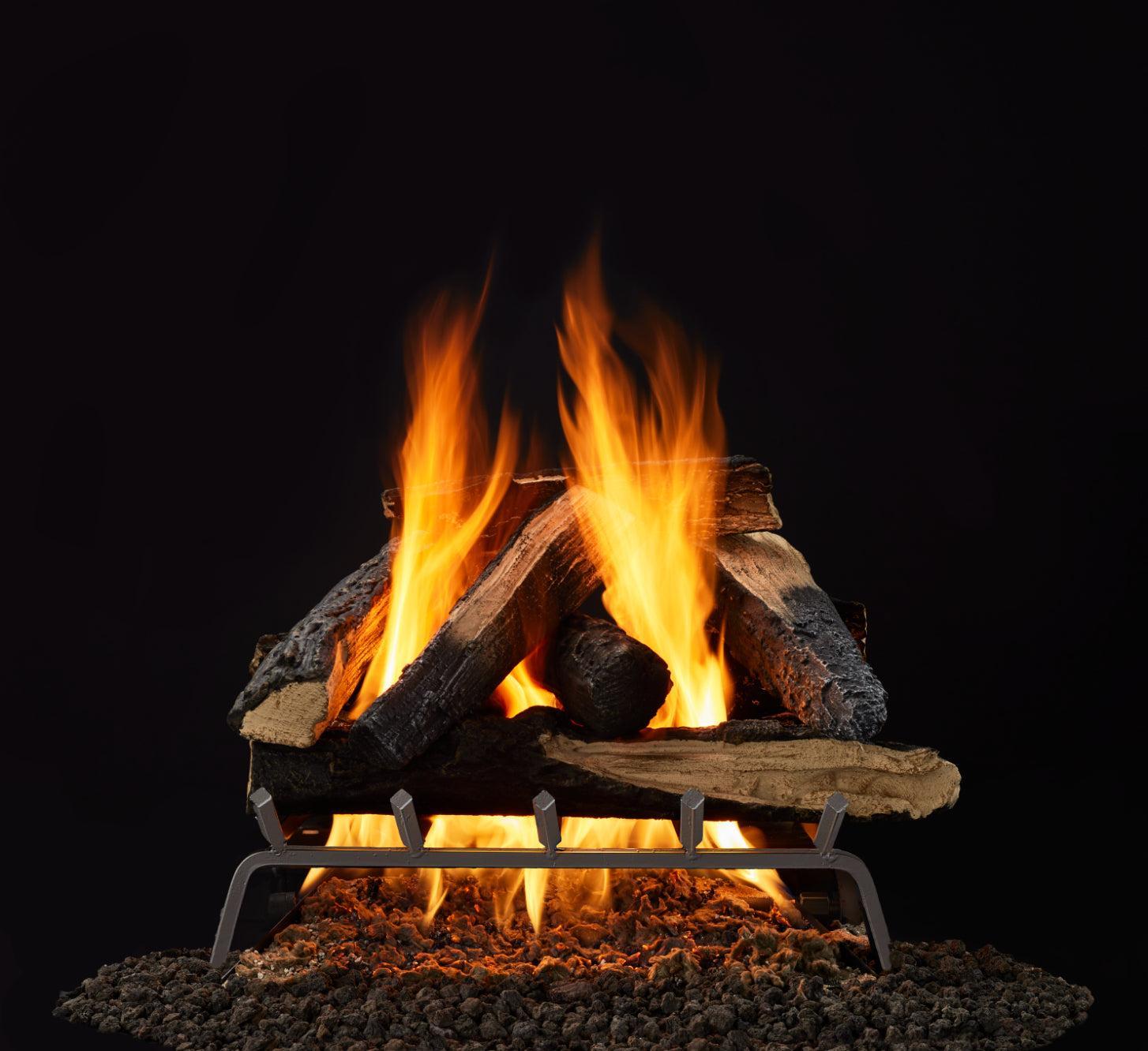 Majestic Kindled Stack 18" 10-Piece Vented Gas Log Set