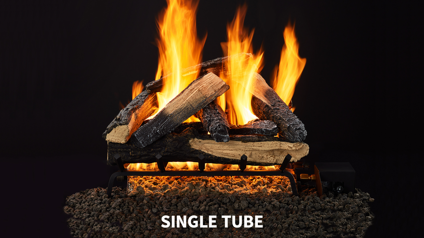 Majestic Kindled Stack 18" 10-Piece Vented Gas Log Set