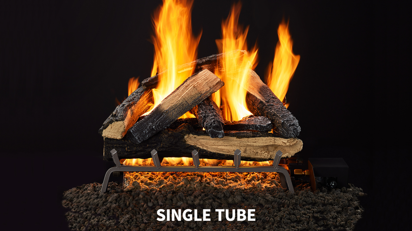 Majestic Kindled Stack 18" 10-Piece Vented Gas Log Set