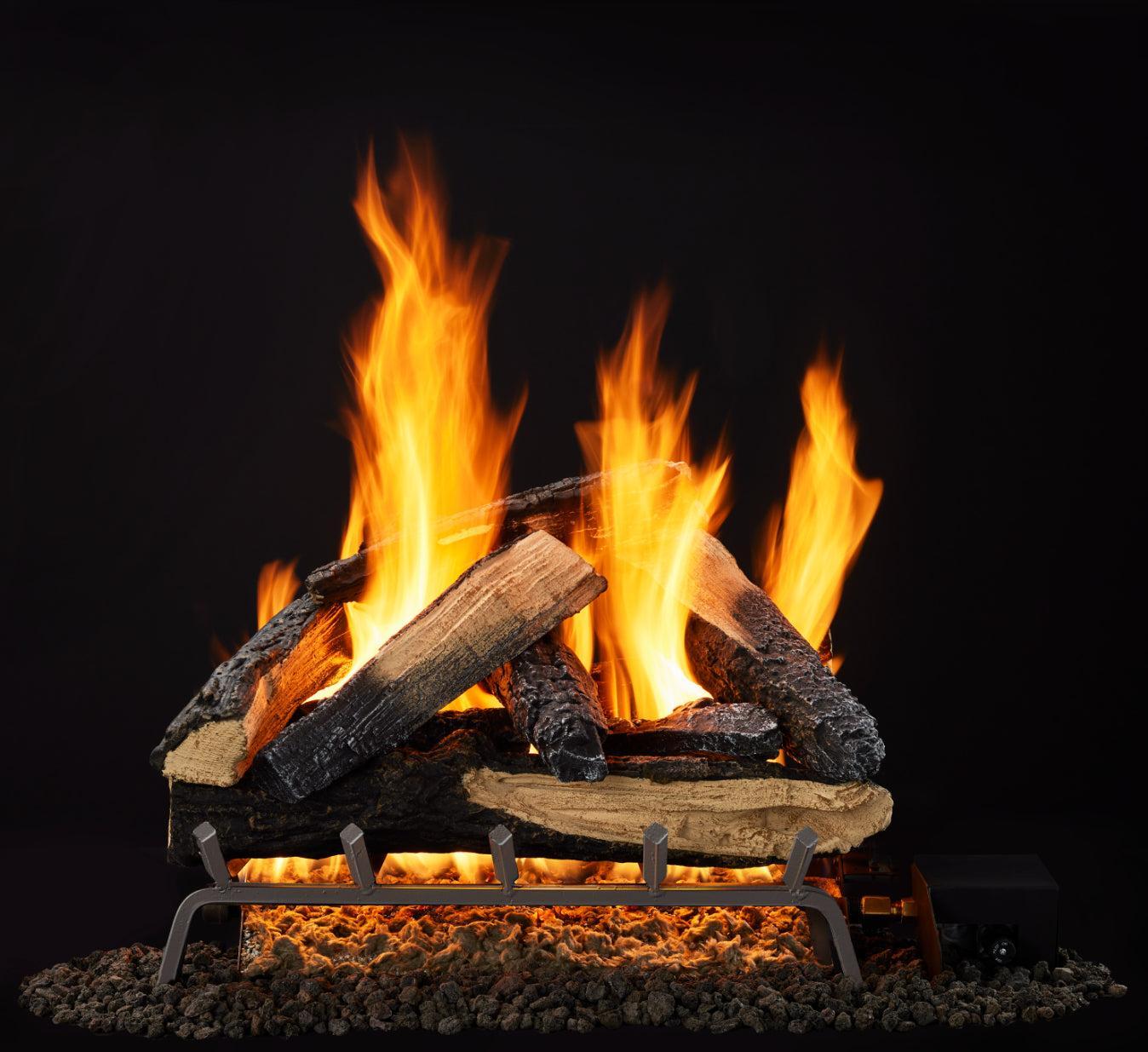 Majestic Kindled Stack 18" 10-Piece Vented Gas Log Set
