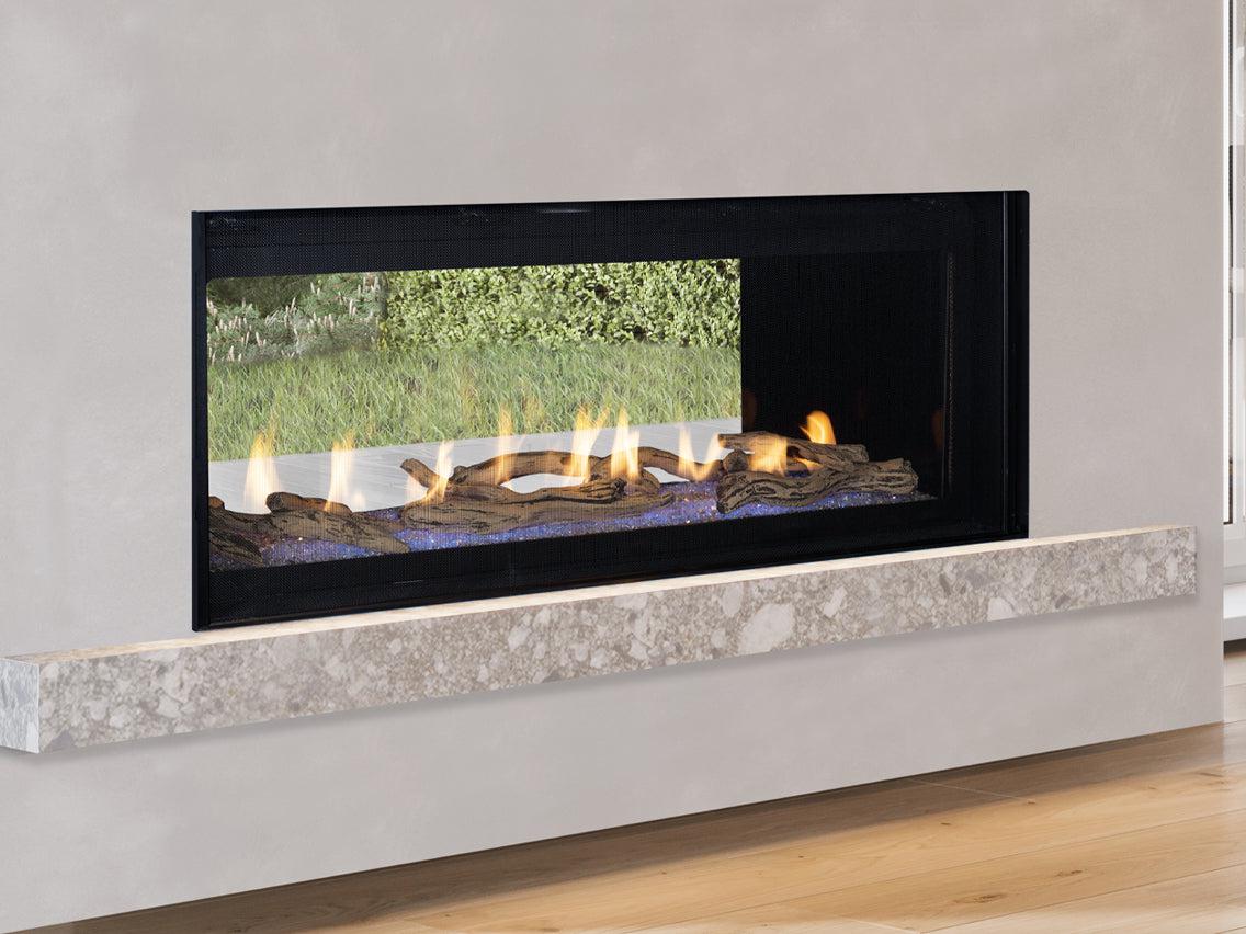 Majestic Linear Indoor/Outdoor See-Through Conversion Kit for DRL4048, DRL6048 and VRL6048 Gas Fireplaces