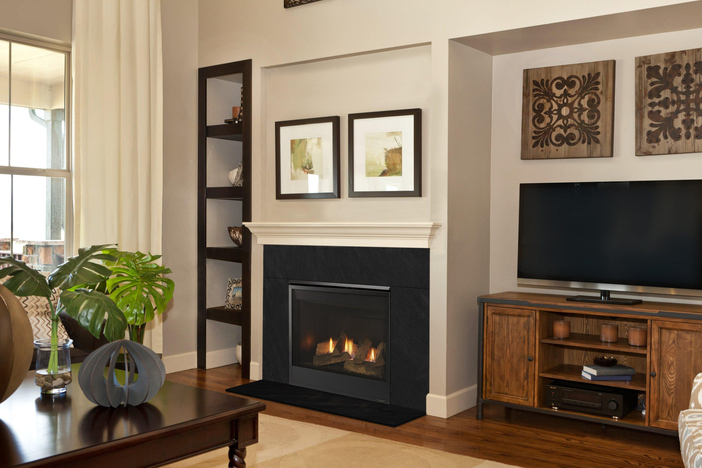 Majestic Mercury 32" Traditional Direct Vent Natural Gas Fireplace With Intellifire Ignition System