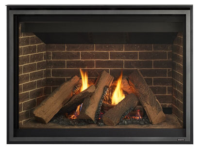 Majestic Meridian 42" Traditional Top/Rear Direct Vent Natural Gas Fireplace With IntelliFire Touch Ignition System