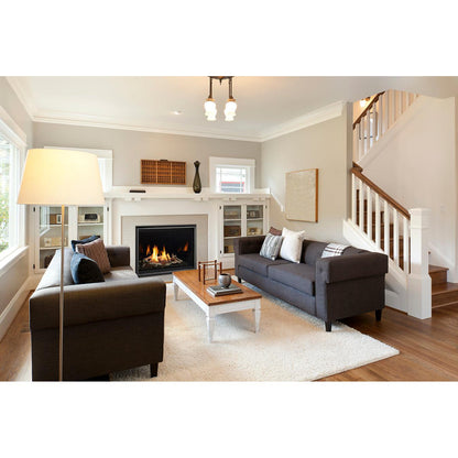 Majestic Meridian Modern 36" Traditional/Contemporary Top Direct Vent Natural Gas Fireplace With IntelliFire Touch ignition System