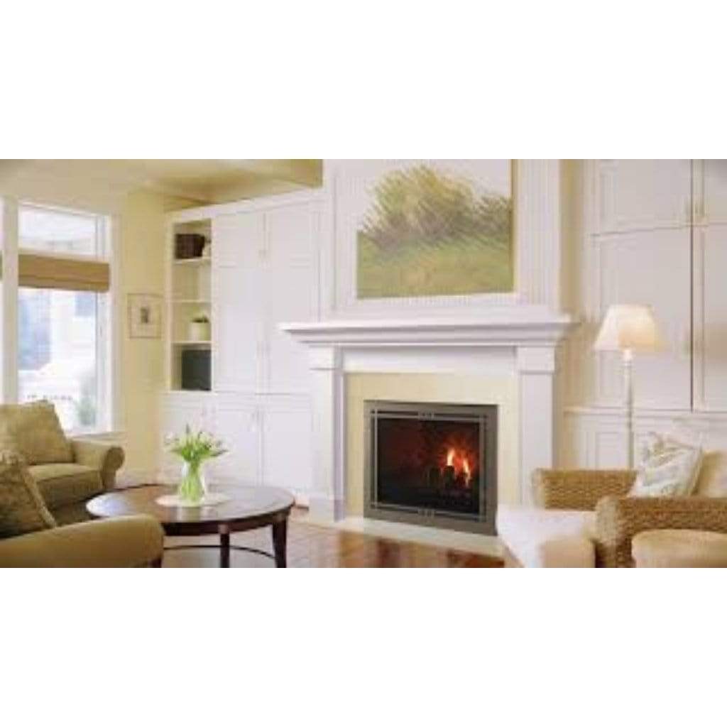 Majestic Meridian Platinum 36" Traditional Direct Vent Gas Fireplace with IntelliFire Touch Ignition System