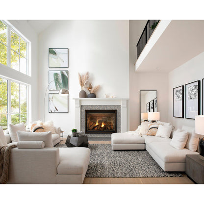 Majestic Meridian Platinum 36" Traditional Top/Rear Direct Vent Propane Gas Fireplace With IntelliFire Touch ignition System