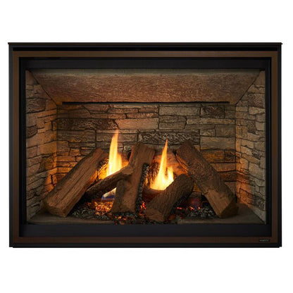 Majestic Meridian Platinum 42" Traditional Top/Rear Direct Vent Propane Gas Fireplace With IntelliFire Touch ignition System