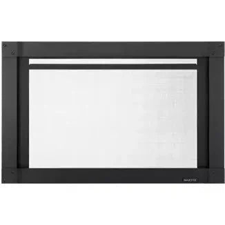 Majestic Mission Black Full View Screen Front for Trilliant 25" Gas Fireplace Insert