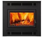 Majestic Mission Classic Black Rectangular Front for Pioneer III Wood Burning Fireplace