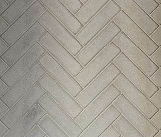 Majestic Natural Gray Herringbone Molded Brick Panels for Ashland and Castlewood 42" Wood Burning Fireplaces