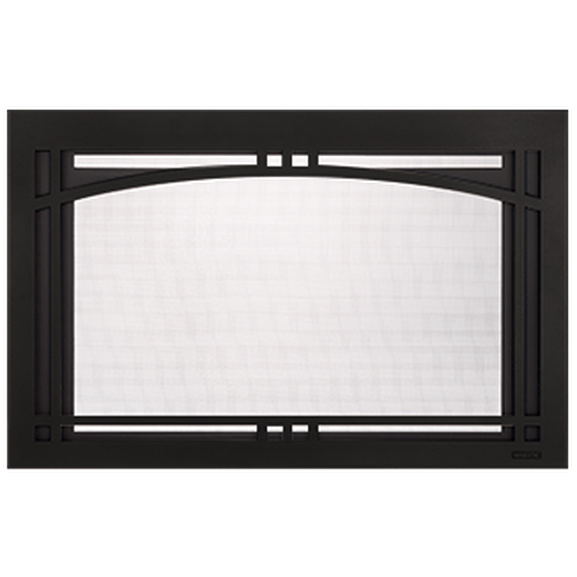 Majestic New Bronze Contemporary Arch Front for Ruby 25" Fireplace Insert