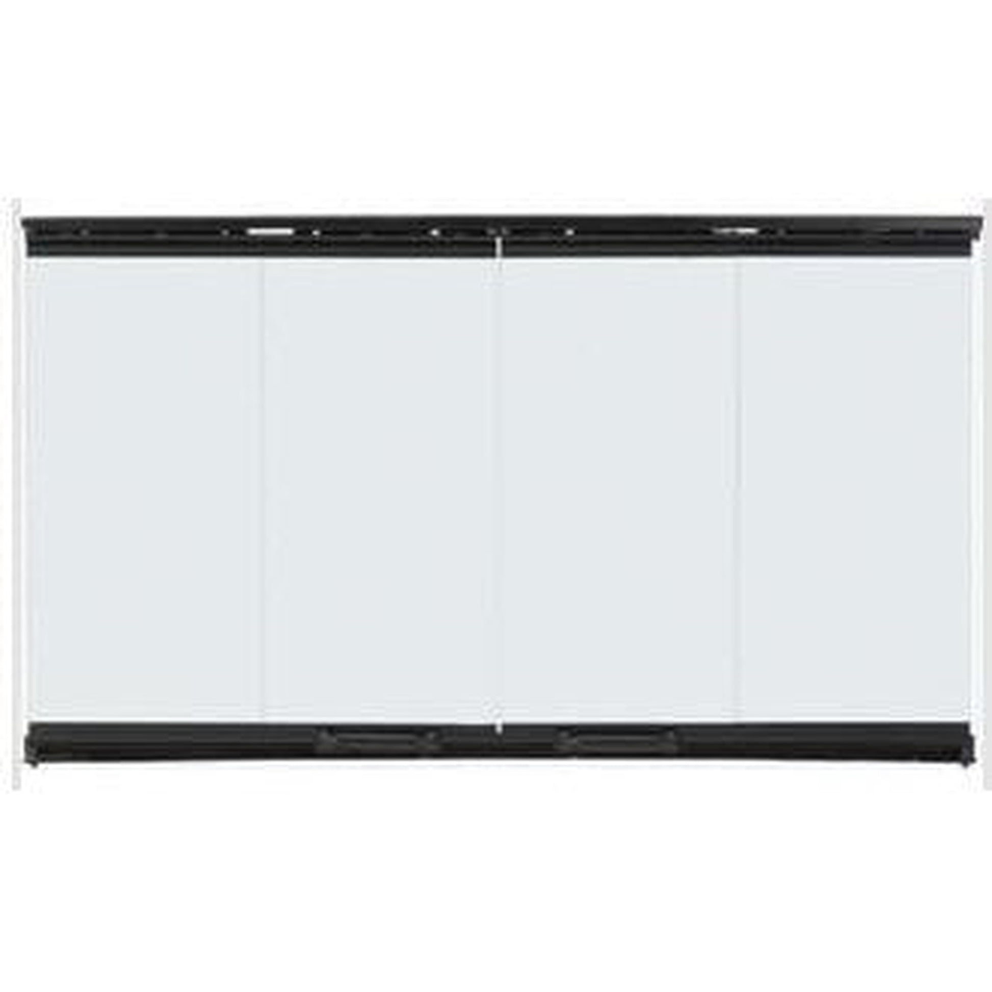 Majestic Original Bi-Fold Glass Doors With Black Trim for Biltmore 42" Wood Burning Fireplace