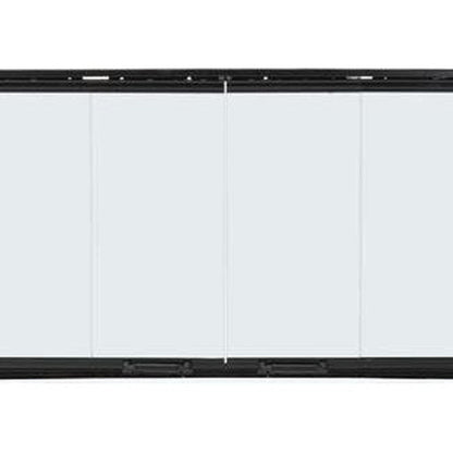 Majestic Original Bi-Fold Glass Doors With Black Trim for Royalton and Reveal 42" Fireplaces