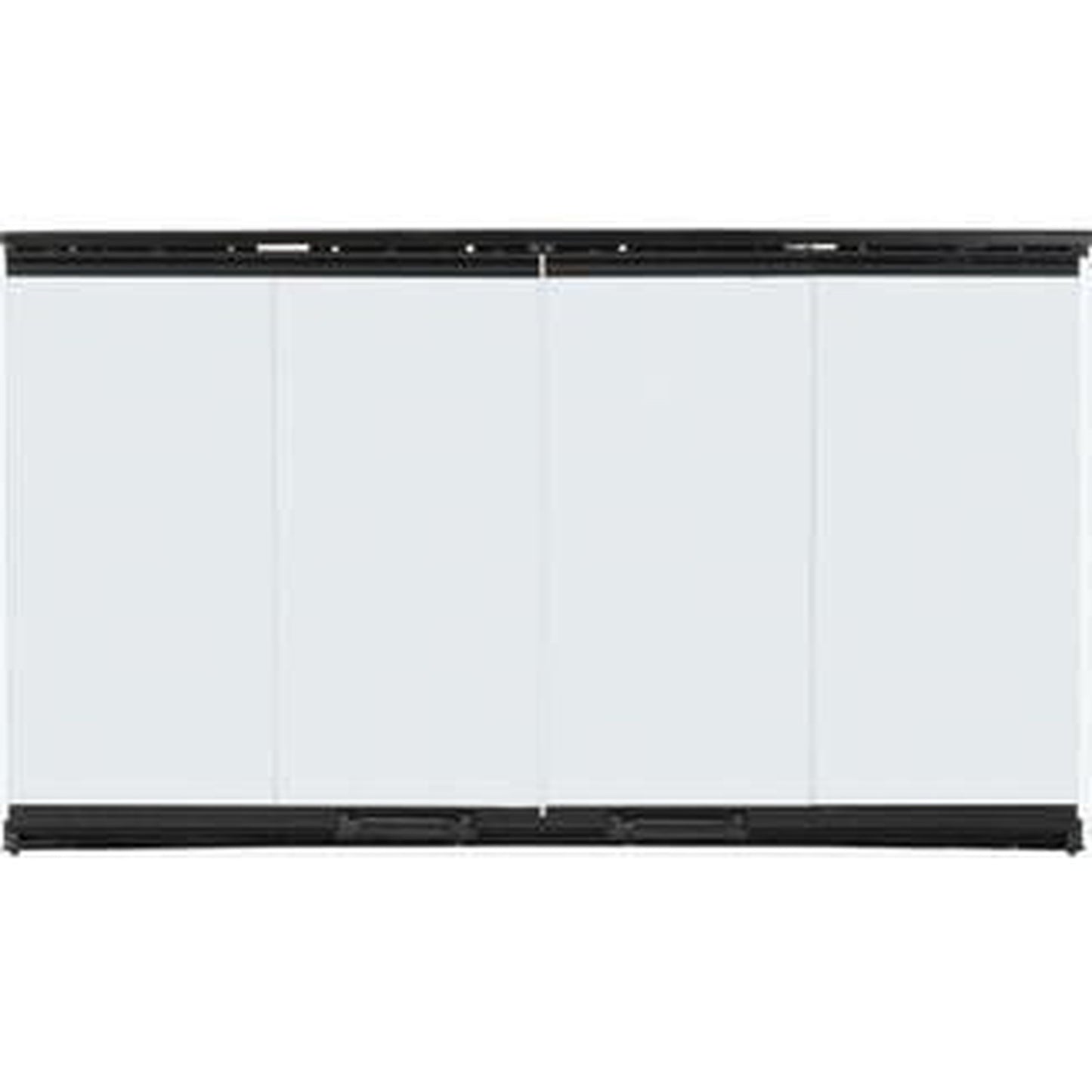Majestic Original Bi-Fold Glass Doors With Black Trim for Sovereign 42" Wood Burning Fireplace
