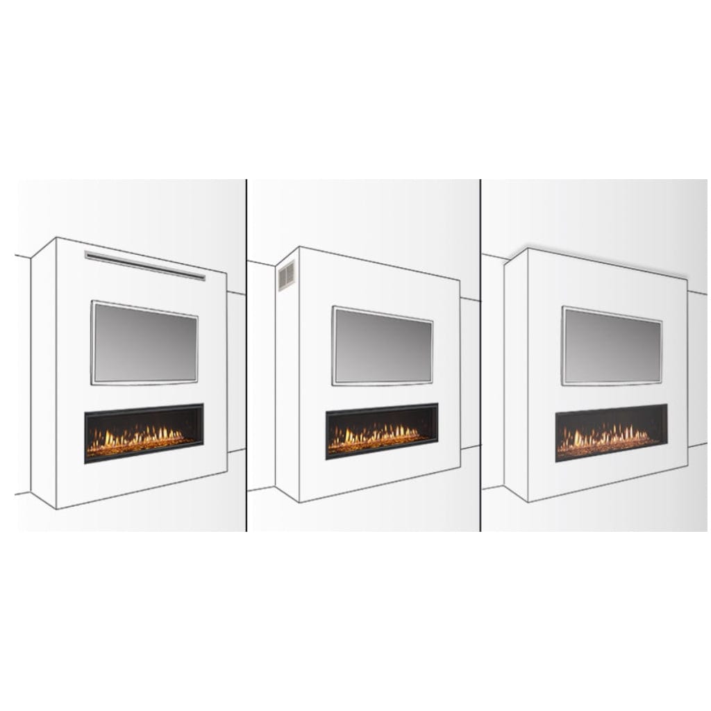 Majestic Passive Heat Vent Trim Kit for Front Discharge for Jade and Meridian Series 42" Gas Fireplaces