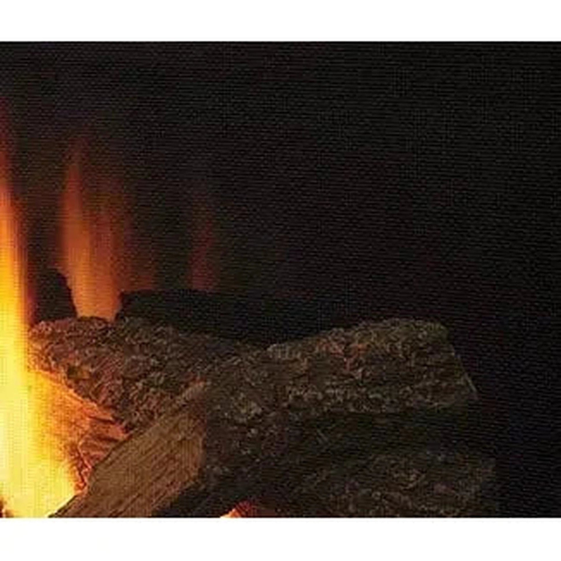 Majestic Reflective Black Traditional Glass Liner Kit for Ruby and Trilliant 25" Gas Fireplace Inserts