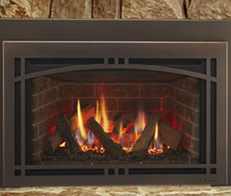 Majestic Ruby 25" Traditional Direct Vent Natural Gas Fireplace Insert With IntelliFire Touch Ignition System