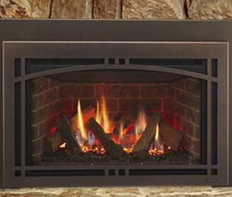 Majestic Ruby 25" Traditional Direct Vent Propane Gas Fireplace Insert With IntelliFire Touch Ignition System