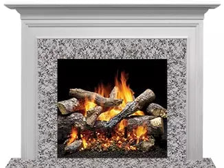 Majestic Select Series Richland B 48" Primed MDF Transitional Style Flush Wood Fireplace Mantel