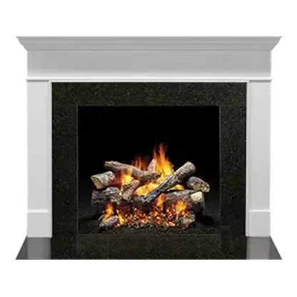 Majestic Select Series Wescott C 53" Primed MDF Transitional Style Flush Wood Fireplace Mantel With Custom New Gray Stain Color