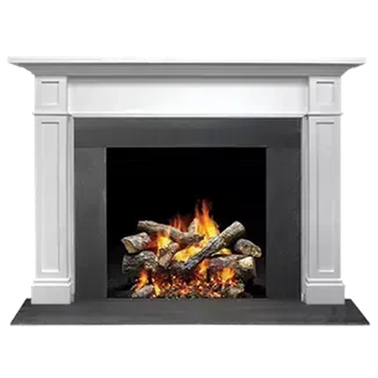 Majestic Signature Series Acadia A 44" Unfinished Maple Traditional Style Flush Wood Fireplace Mantel With Custom New Gray Stain Color
