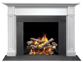 Majestic Signature Series Acadia B 48" Primed MDF Traditional Style Flush Wood Fireplace Mantel