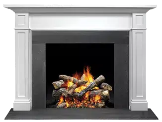 Majestic Signature Series Acadia C 53" Primed MDF Traditional Style Flush Wood Fireplace Mantel